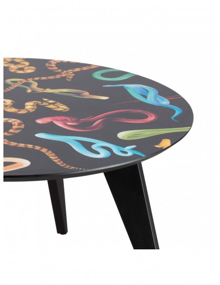 SELETTI Toiletpaper dining table round - Snakes