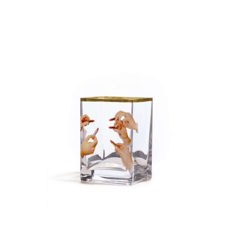 SELETTI Glass Vase - Lipsticks - Medium