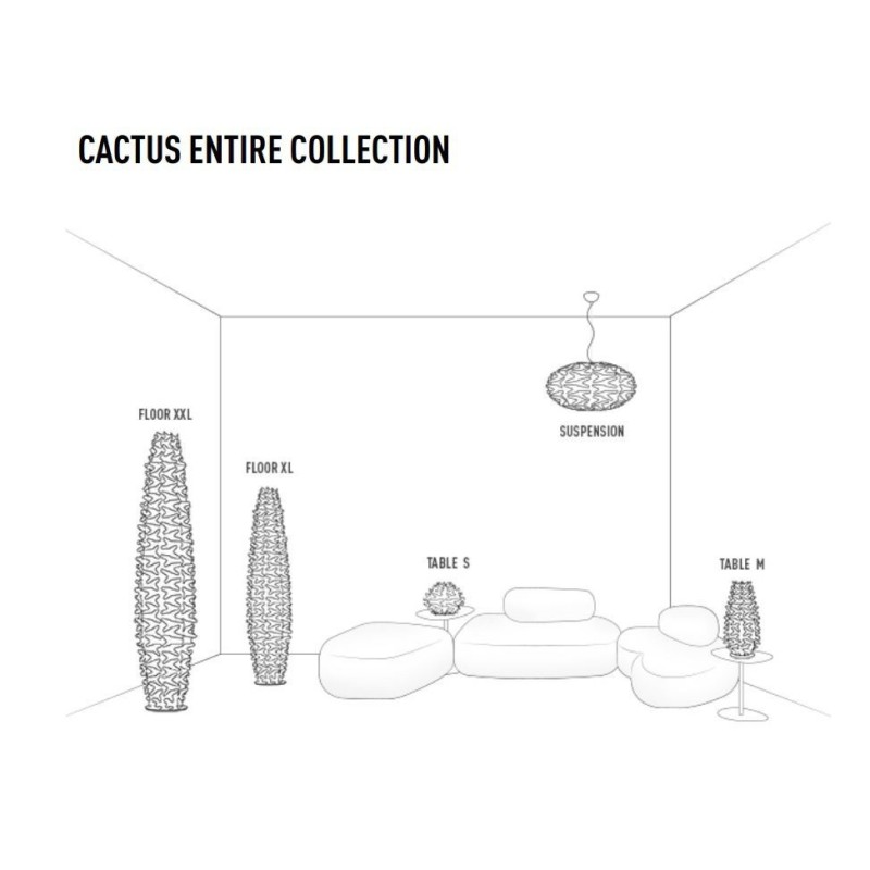 SLAMP Cactus Lampadaire xl