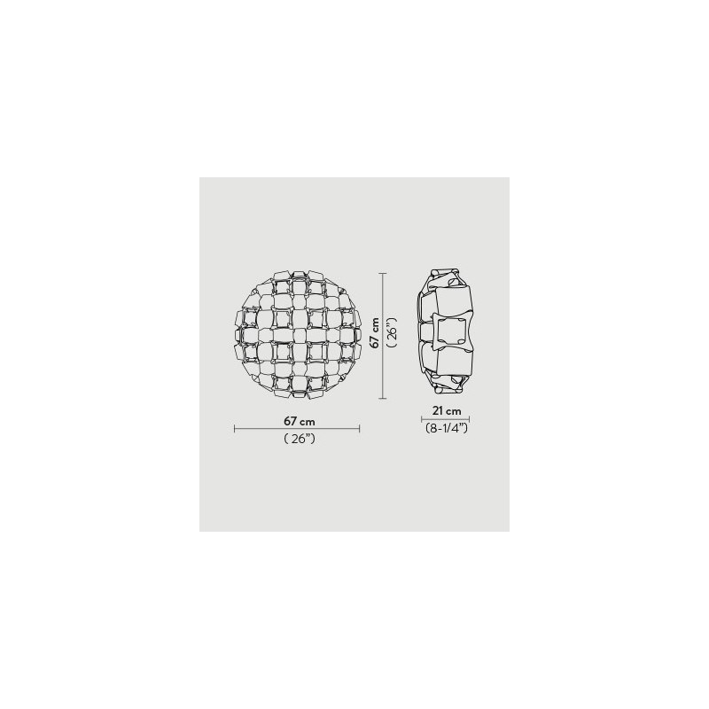 SLAMP Mida Ceiling lamp / Wall Lamp large