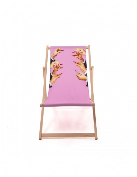 copy of SELETTI Chaise longue Toiletpaper - Lipstick pink