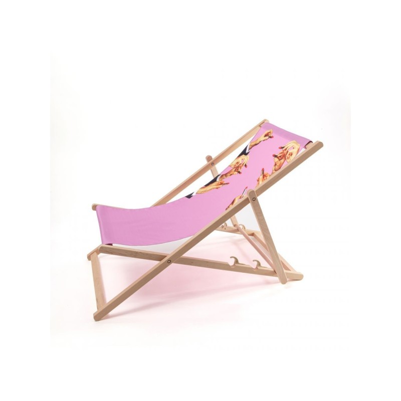 SELETTI Toiletpaper Liegestuhl - Lipstick Pink | Lightandshade