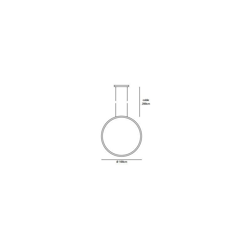 Jacco Maris Brass-O Verticaal ø 100cm suspension lamp