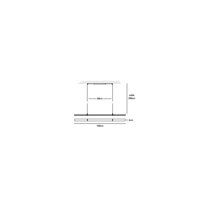 Jacco Maris Coco 160cm suspension lamp