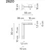 Vibia Structural 2X Extended 56X87 applique