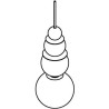 PSM Lighting Colette 2404.16 PSM Lighting Colette 2404.16.TXM Lampe suspendue