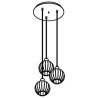 PSM Lighting Noella 4577.U.E27.SH.TR.1M PSM Lighting Noella 4577.U.E27.SH.TR.1M.TX1 Lampe suspendue