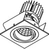 PSM Lighting Ø70 Luxor Xtm.1300.10027.S2 Spot Encastrable