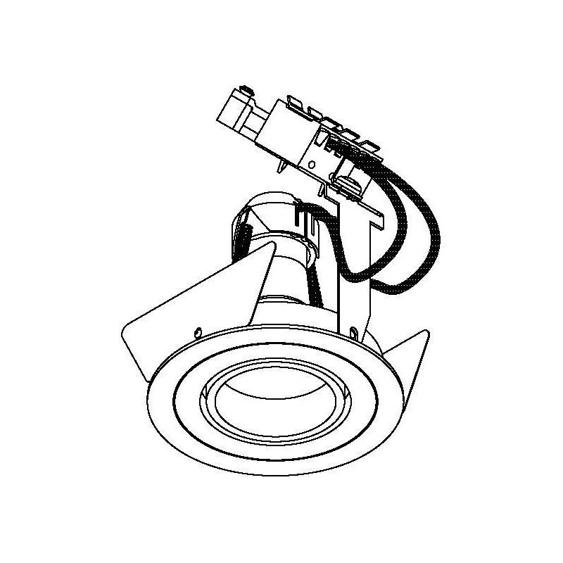 PSM Lighting Ø80 Convertible Cambiodown.Es50 Spot Encastrable