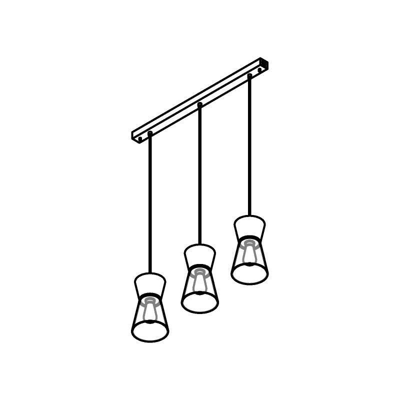 PSM Lighting Shake 5575.E27 Lampe Suspendue