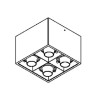 PSM Lighting Spinner X Forum 1890.Es50 Plafonnier