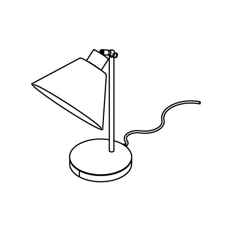 PSM Lighting Iconic 4602.J.E27.SH Lampe de table