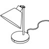 PSM Lighting Iconic 4602.J.E27.SH Lampe de table