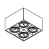 PSM Lighting Spinner X Ar70 1880 Plafonnier