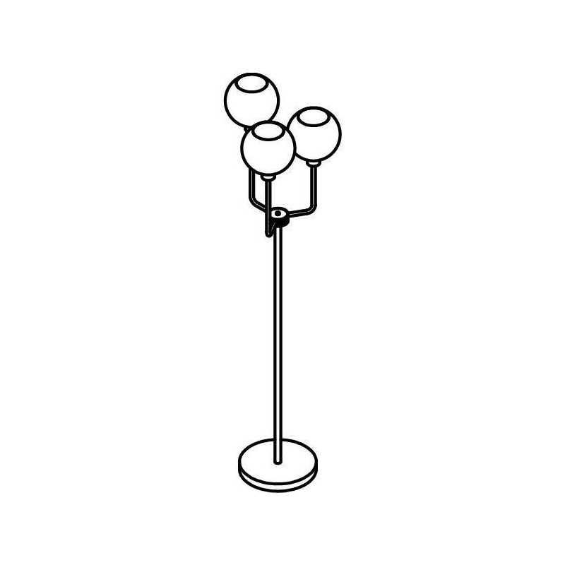 PSM Lighting Cleo 1517.B.E27 Lampadaire