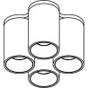 PSM Lighting Equal 2074Sq Plafonnier