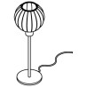 PSM Lighting Noella 4551.U.SH Lampe de table