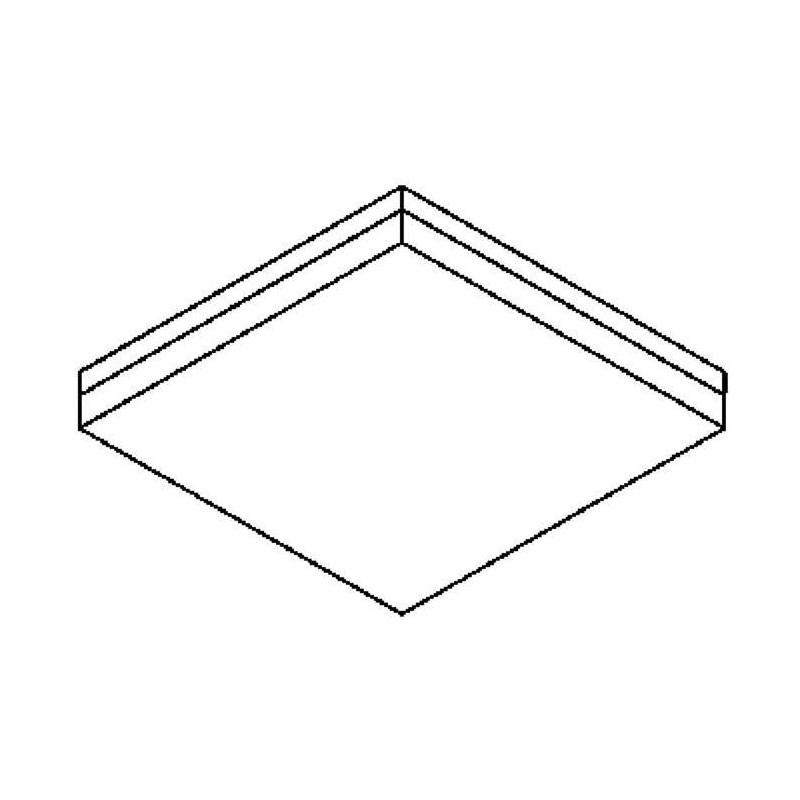 PSM Lighting Monet Sq 640.400.Led Plafonnier