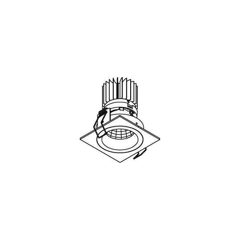 PSM Lighting Ø70 Luxor Xtm.1300.10029.S1 Spot Encastrable