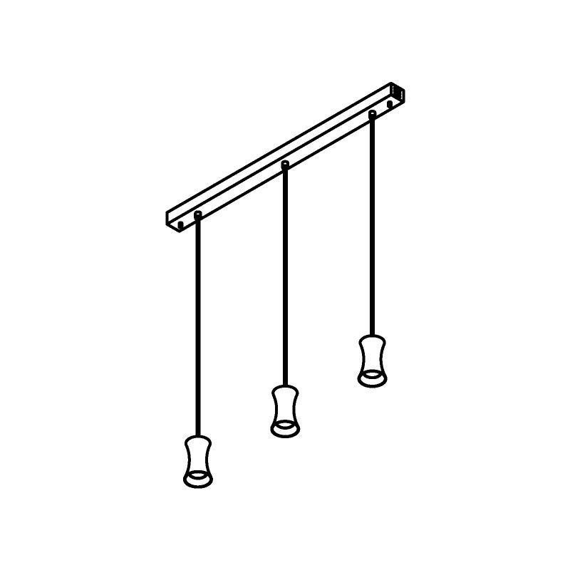 PSM Lighting Clara 3412.3 Lampe Suspendue