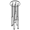 PSM Lighting Jacob 1926.7 Lampe Suspendue