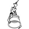 PSM Lighting Koza 1474.Es50.S1 Spot Encastrable