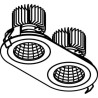 PSM Lighting Ø100 Luxor Xtm.1300.10051.S1 Spot Encastrable