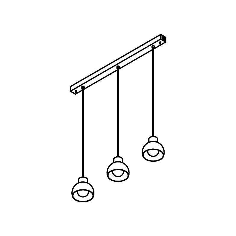 PSM Lighting Olivia 1805.3 Lampe Suspendue