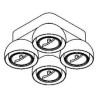 PSM Lighting Olivia 1816 Plafonnier