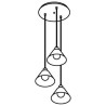 PSM Lighting Iconic 4608.J.E27.SH.BZ.53 PSM Lighting Iconic 4608.J.E27.SH.BZ.53.TXJ Lampe suspendue