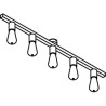 PSM Lighting Maestro 5050.5 Plafonnier