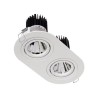 PSM Lighting Ø80 Luxor Xtm.1300.10047.S1 Spot Encastrable