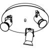 PSM Lighting Victor 3224 Plafonnier