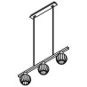 PSM Lighting Noella 4585.V.E27.SH Lampe suspendue