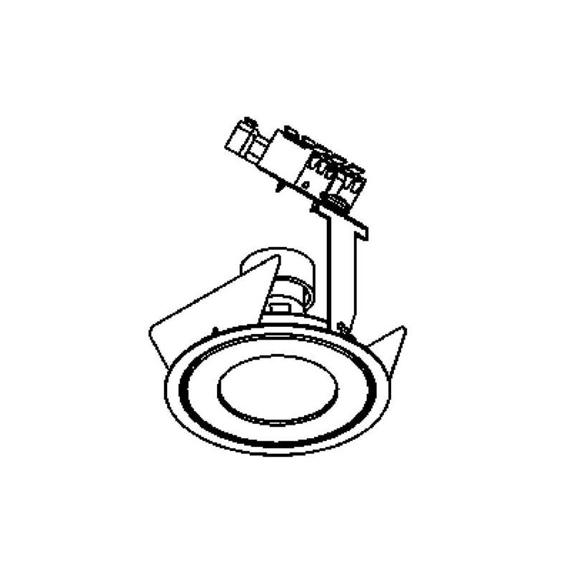 PSM Lighting Ø80 System Pico50.Es50Lnout Recessed Spot