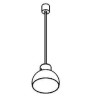 PSM Lighting Olivia 1807.B2.E27 Lampe Suspendue