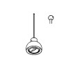 PSM Lighting Olivia 1817.B3 Lampe Suspendue