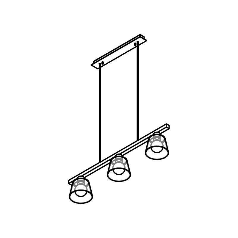 PSM Lighting Shake 5582.E27 Lampe Suspendue