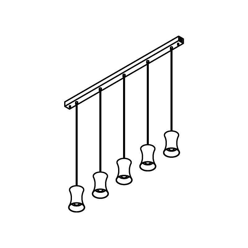 PSM Lighting Clara 3415.5 Lampe Suspendue