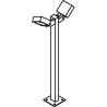 PSM Lighting Zamora T666 Poteau De Jardin