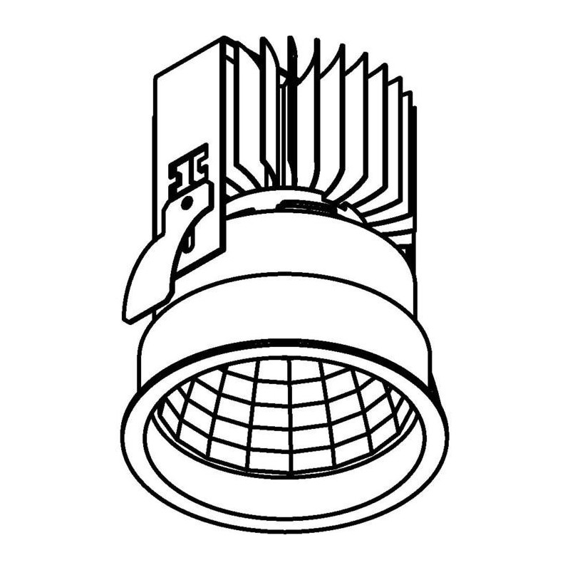 PSM Lighting Ø80 Bomba Xtm 1764.Ip20.S2 Spot Encastrable