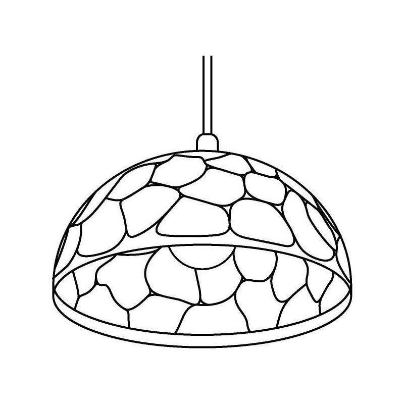 PSM Lighting Rocky 1399 Lampe Suspendue