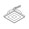 PSM Lighting Square Click System Casrigagldicro Spot Encastrable