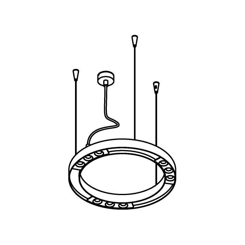 PSM Lighting Hula Hoop 2110 Lampe suspendue