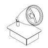PSM Lighting Volta 1958.Es50 Lampe De Table