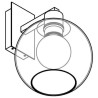 PSM Lighting Moby Sh 5160.SH.A Lampe murale