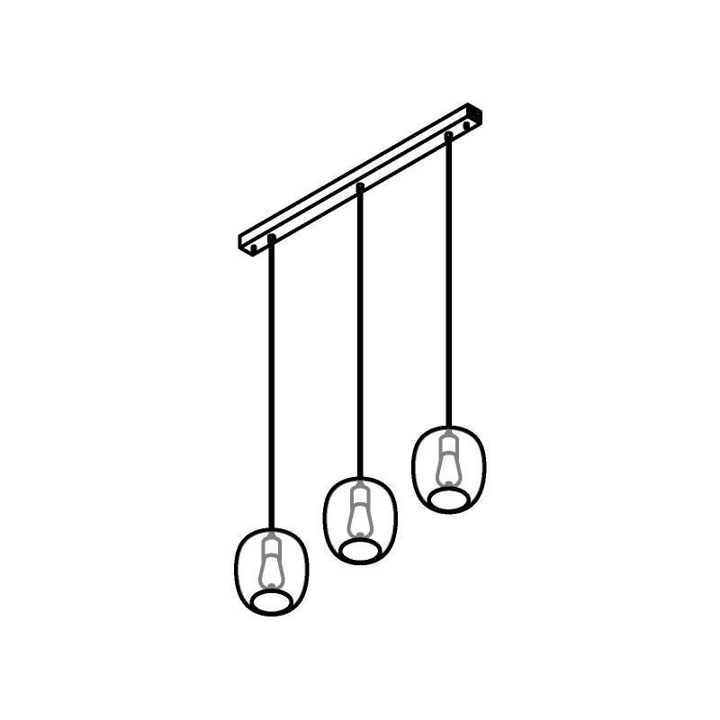 PSM Lighting Moby 5162.3E Lampe Suspendue