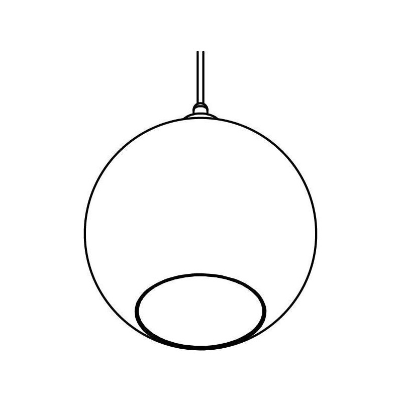 PSM Lighting Moby Sh 5078.C.E27.Sh Lampe Suspendue