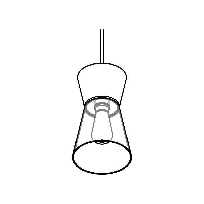 PSM Lighting Shake 5555.E27 Lampe Suspendue