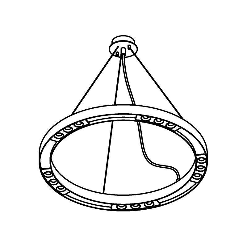 PSM Lighting Hula Hoop 2113 Lampe suspendue